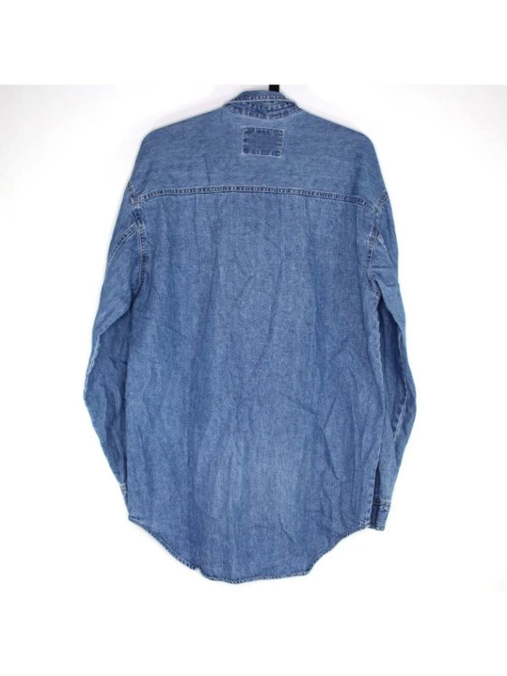 Vintage Levi's Mens Small Red Tab Denim Button Up Shirt Z21